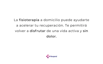 Acelera tu recuperación con fisioterapia a domicilio