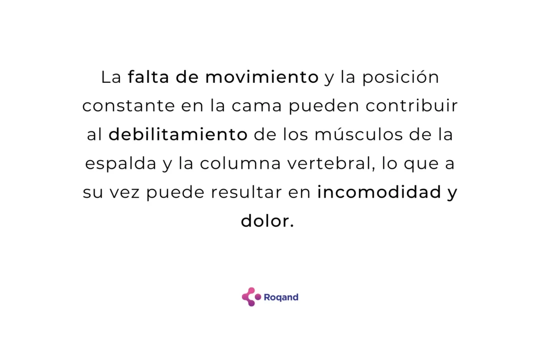 Cómo aliviar el dolor de espalda en personas mayores tras un ingreso hospitalario