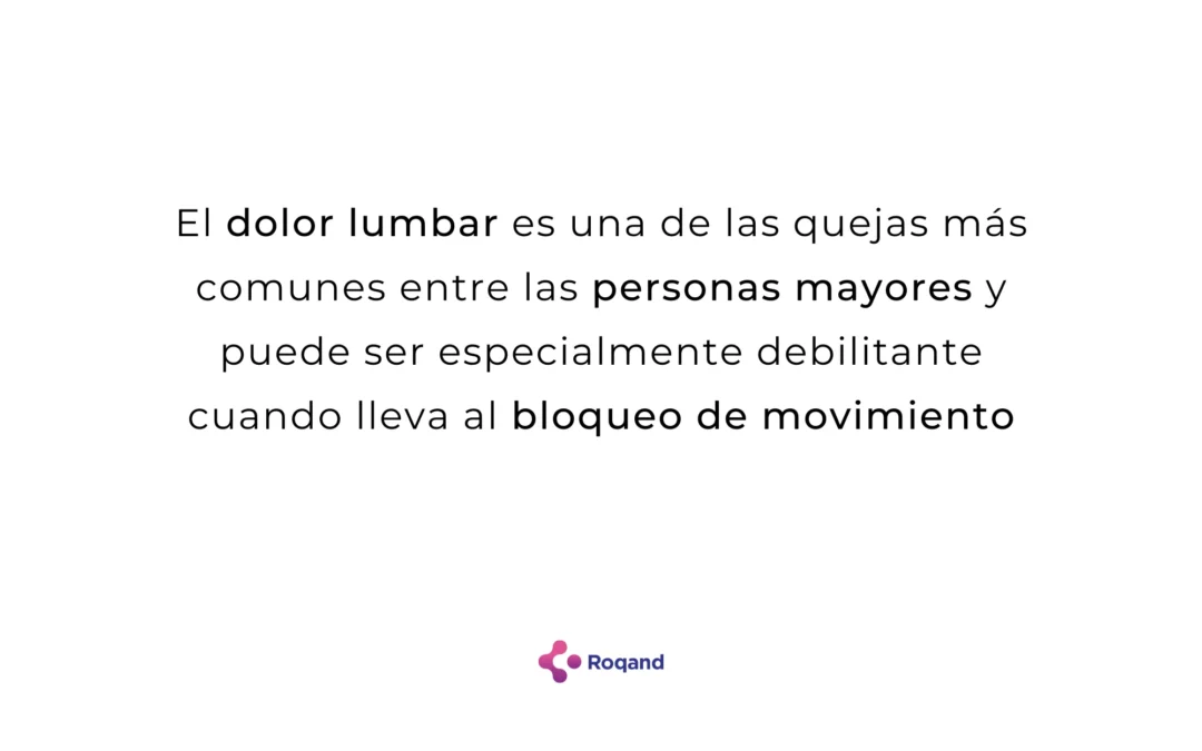 Alivio del dolor lumbar en personas mayores: Consejos de fisioterapia