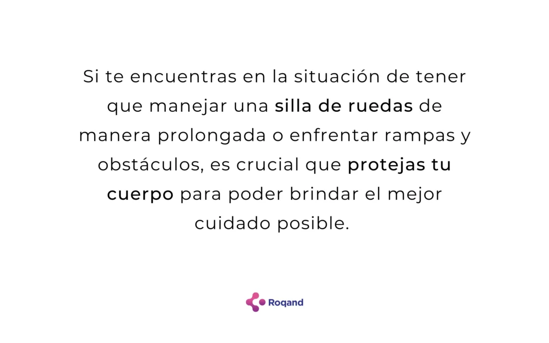 Consejos para cuidadores al manejar una silla de ruedas