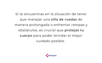 Consejos para cuidadores al manejar una silla de ruedas